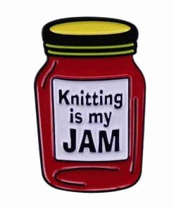 Sweet Jam 'Knitting is my Jam' Enamel Pin
