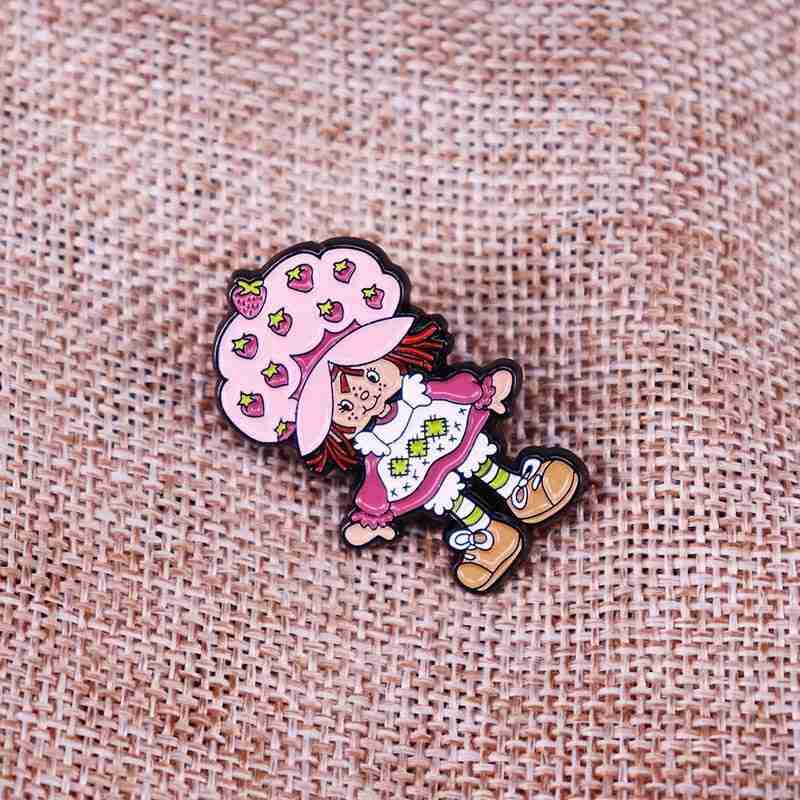 Strawberry Shortcake 'Pink Girl' Enamel Pin - Image 5