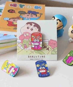 Crayon Shin Chan 'Tohato Shin-Chan | Yellow Snacks' Enamel Pin - Image 3