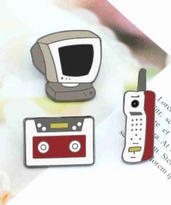Alternative view of Nostalgia 'Cassette Tape' Enamel Pin