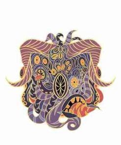 Mythical Animal 'Creepy Octopus' Enamel Pin