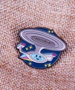 Star Trek 'USS Enterprise | Cute' Enamel Pin - Image 3