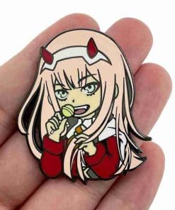 Alternative view of Darling In The Franxx 'Zero Two' Enamel Pin