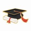 Graduation Hat 'Graduates' Enamel Pin