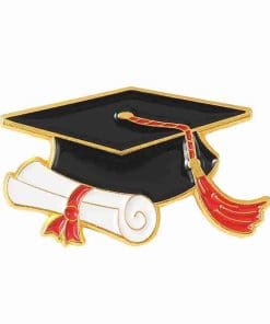 Graduation Hat 'Graduates' Enamel Pin