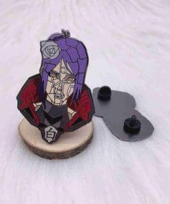 Alternative view of Naruto 'Konan | Akatsuki Head' Enamel Pin