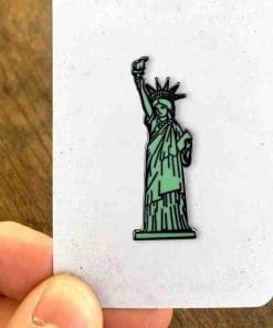Statue of Liberty Enamel Pin - Image 3