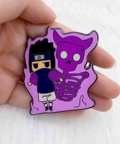 Alternative view of Naruto 'Sasuke Uchiha | Devil's Skeleton'  Enamel Pin