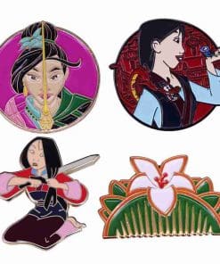 Alternative view of Mulan 'Princess x Warrior' Enamel Pin