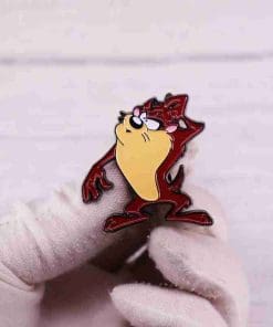 Alternative view of Taz-Mania 'Taz Thinking' Enamel Pin