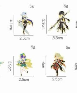 Alternative view of Genshin Impact 'Xiao' Enamel Pin
