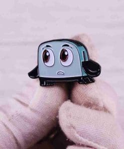 Alternative view of The Brave Little Toaster Enamel Pin
