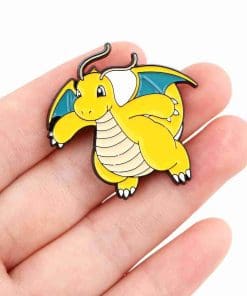 Alternative view of Pokemon 'Flying Dragonite' Enamel Pin