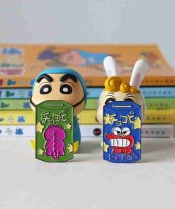 Alternative view of Crayon Shin Chan 'Tohato Shin-Chan | Green Snacks' Enamel Pin