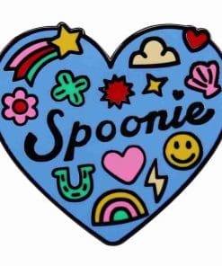 Blue Heart 'Spoonie' Enamel Pin