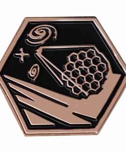 Hexagonal 'Space Invader' Enamel Pin