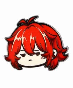 Genshin Impact 'Diluc Head Chibi' Enamel Pin