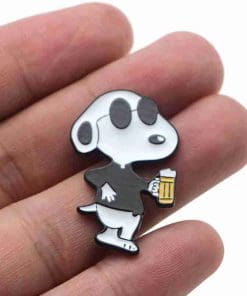 Alternative view of The Peanuts Movie 'Snoopy | Beer Night' Enamel Pin