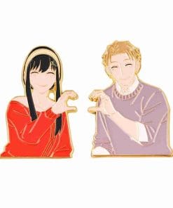 Alternative view of Spy x Family 'Loid | Half Heart' Enamel Pin