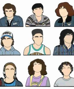 Stranger Things 'Aesthetic | Max Mayfield' Enamel Pin - Image 4