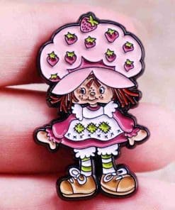 Alternative view of Strawberry Shortcake 'Pink Girl' Enamel Pin