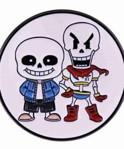 Undertale 'Sans and Papyrus' Enamel Pin