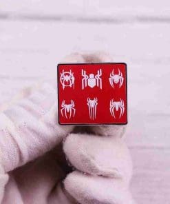 Alternative view of Spider Man 'Spider Species' Enamel Pin