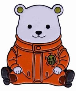 One Piece 'Bepo White Bear' Enamel Pin