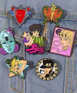 Alternative view of JoJo's Bizarre Adventure 'Red Stone of Aja' Enamel Pin