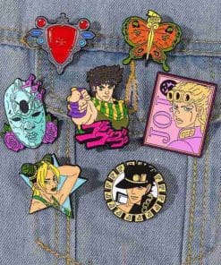 Alternative view of JoJo's Bizarre Adventure 'Jolyne Cujoh' Enamel Pin