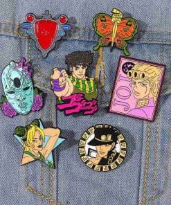 JoJo's Bizarre Adventure 'Jotaro Kujo Portrait' Enamel Pin - Image 3