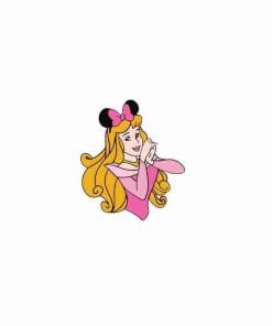 Acrylic Pin Sleeping Beauty 'Aurora x Minnie Bow'