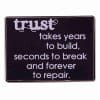 Trust 'Takes Years to Build | Forever to Repair' Enamel Pin