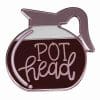Coffee 'Pot Head' Enamel Pin