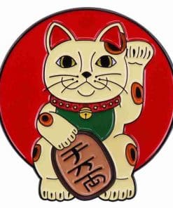 Lucky Charm 'Prosperity Cat' Enamel Pin