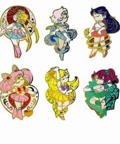 Alternative view of Sailor Moon Chibi 'Sailor Mercury' Enamel Pin