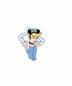 Acrylic Pin Cinderella x Minnie Bow'
