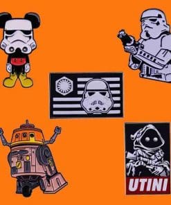 Alternative view of Jawa 'St*r Wars Utini' Enamel Pin