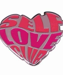 Love Heart 'Self Love Club' Enamel Pin