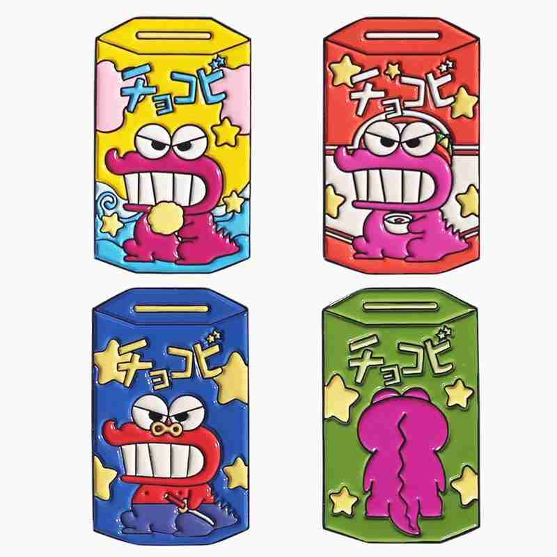 Crayon Shin Chan 'Tohato Shin-Chan | Green Snacks' Enamel Pin - Image 4
