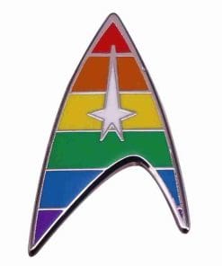 Star Trek Insignia 'Rainbow Delta' Enamel Pin