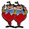 Alice in Wonderland 'Tweedledum and Tweedledee' Enamel Pin