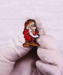 Alternative view of Snow White and the Seven Dwarfs 'Grumpy' Enamel Pin