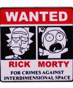 Rick and Morty 'Wanted' Enamel Pin