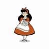 Alice In Wonderland 'Alice and Cheshire Cat | Classic' Enamel Pin