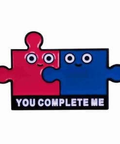 Puzzle Pieces 'You Complete Me' Enamel Pin