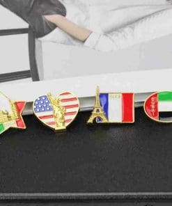 Flag of UAE 'Burj Al Arab' Enamel Pin - Image 7
