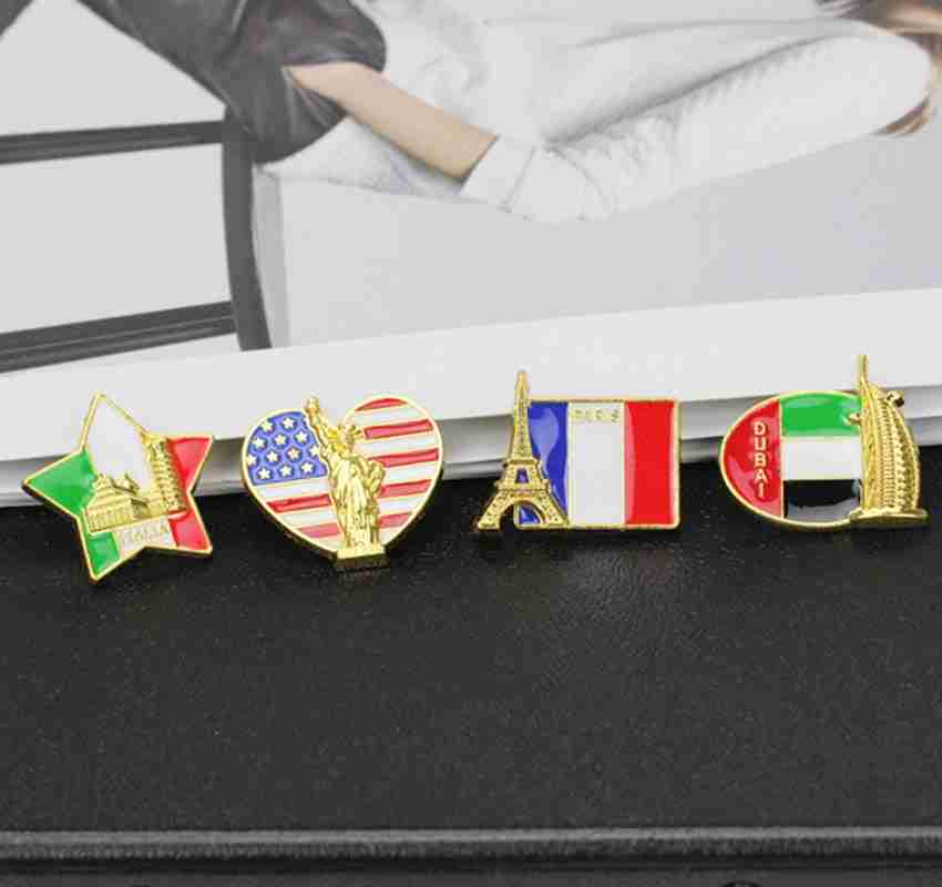Flag of UAE 'Burj Al Arab' Enamel Pin - Image 6