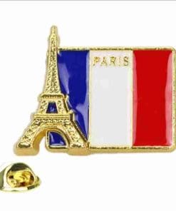 Eiffel Tower 'Paris | France Flag' Enamel Pin