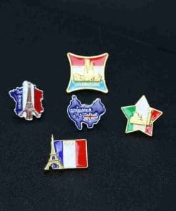 Alternative view of Australian Flag | Map Enamel Pin